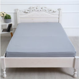 Простыня на резинке Атра 140х200х20, цвет серая дымка бязь 120г/м, хлопок  фото 2