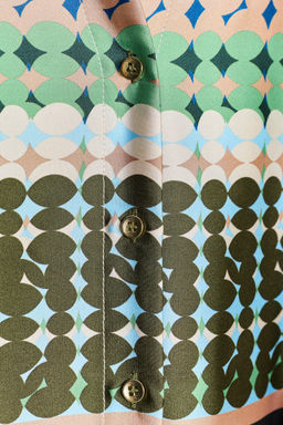 PRINTED SATIN SHIRT - Zara фото 7