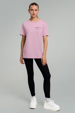 Арт. 21624 Костюм с лосинами 42-50 (5 шт) Цвет:верх- пудра, низ- черный