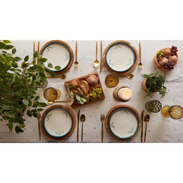 Скатерть Этель. Незабудки, 149?220 см, 100% хлопок, саржа 190 г/м?