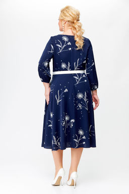 Блуза Swallow 803.2 черный+серебряный узор фото 929