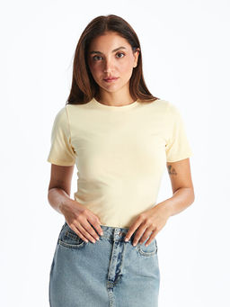 Bisiklet Yaka Kad?n Ti??rt