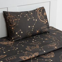 Постельное бельё Этель 1,5 сп Magiс time 143х215 см, 150х214 см, 50х70 см -1 шт, 100% хлопок, бязь  фото 2