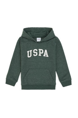 Erkek _ocuk Koyu Ye_il Kap__onlu Basic Sweatshirt - U.s. polo assn фото 2