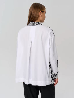 Рубашка женская 12421-33038 white - Eleganzza фото 6