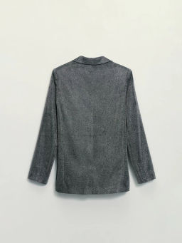 Однобортный жакет с блестками / Zarina