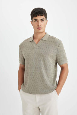 Regular Fit K?sa Kollu Polo Tisort - Defacto фото 2