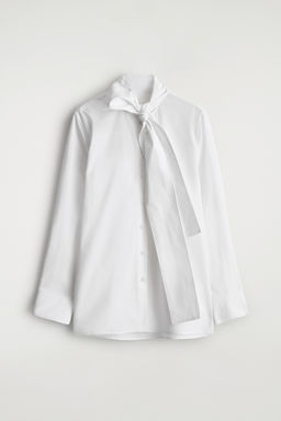 CAMISA DE ALGOD?N CON LAZADA