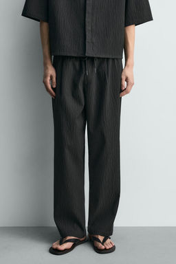 PANTAL?N RELAXED FIT RELIEVE / Gris vigor? - Zara фото 2