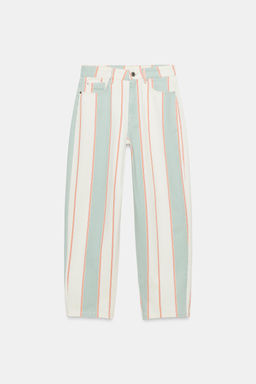JEANS ZW COLLECTION TAPERED TIRO MEDIO RAYAS / rayas