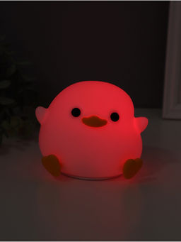 Фигурка светящаяся RISALUX «Утенок», 2 Вт, LED-ночник антистресс, RGB, USB, 10×12×9.5 см