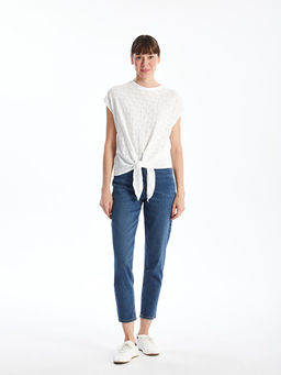 Bisiklet Yaka Nak??l? Kad?n Bluz