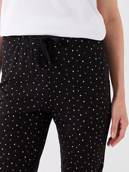 Beli Lastikli Puantiyeli Kad?n Pijama Alt