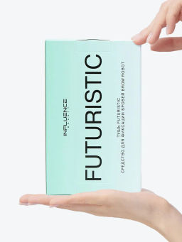 Influence Beauty Подарочный набор (тушь Futuristic средство для фиксации бровей Brow Robot)  фото 4