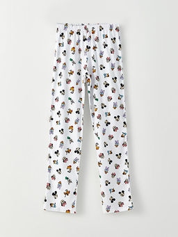 G?mlek Yaka Disney Bask?l? Uzun Kollu K?z ?ocuk Pijama Tak?m? - Waikiki фото 3