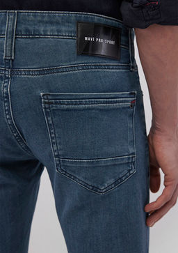 James Pro Sport Puslu Ac?k Mavi Jean Pantolon  фото 7