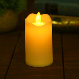 Цена за 12 шт. Свеча светодиодная Пламя, горит жёлтым, цвета МИКС - Simaland фото 4