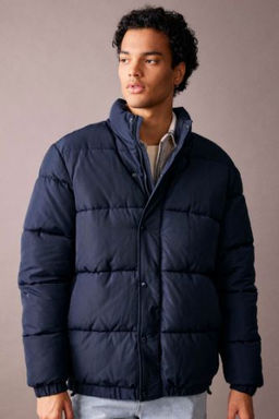 Dik Yaka Sisme Mont Fermuarl? C?tc?tl? Cepli