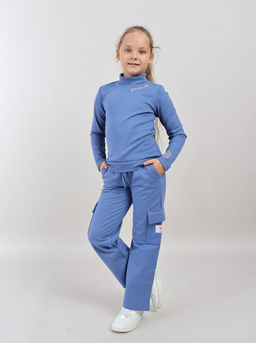 CRB wear / CWKG 70536-42-427 Брюки для девочки,индиго  фото 3