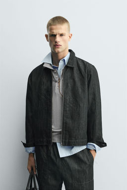 RELAXED FIT DENIM JACKET - Zara фото 2
