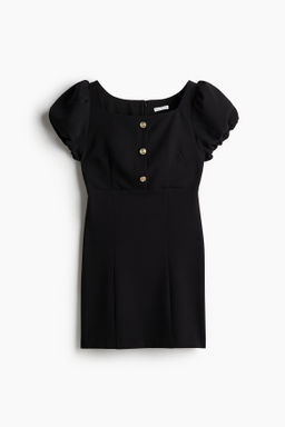 Vestido con manga puffy