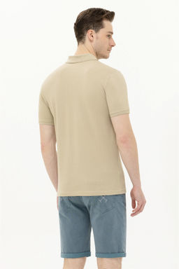 Мужская футболка цвета хаки Basic - U.s. polo assn фото 11