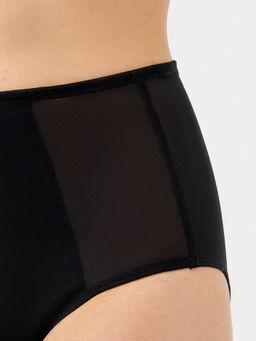 Трусы женские Mark Formelle с высокой талией полиамид с эластаном черный  фото 6