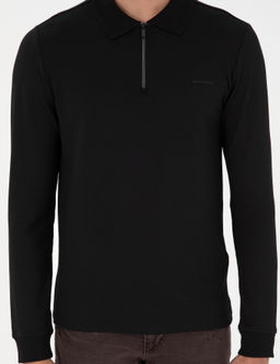 Siyah Regular Fit Sweatshirt - Pierre cardin фото 6