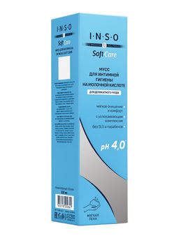 Мусс для интимной гигиены INSO Soft Care, 150 мл