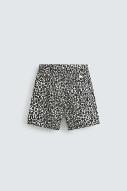 GEOMETRIC PRINT LONG SWIMMING TRUNKS - Zara фото 6