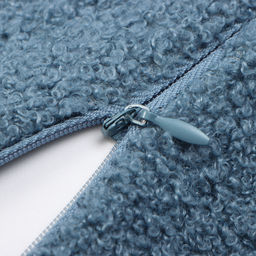 Наволочка декоративная Этель Boucle 43х43см, цвет синий, полиэстер  фото 8