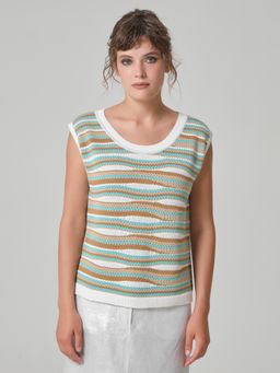 Джемпер вязаный - Marchello marchellini фото 4