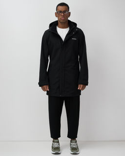 Парка спортивная мужская с капюшоном softshell черного цвета 9565Ch - Mtforce фото 8