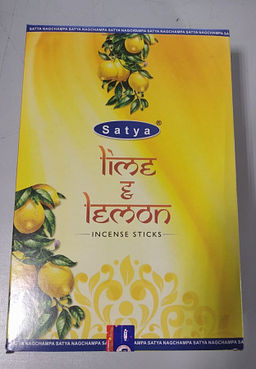 Благовония Satya M Lime & Lemon 18gm уп-12шт Сатья Лайм и Лимон