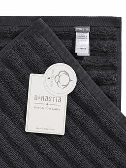 Полотенце для лица 50x90 темно-серый махровая ткань - Lucky фото 5