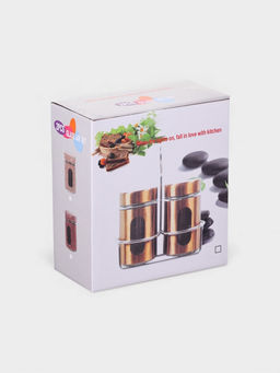 Набор для специй "Стиль" 2 шт, на подставке, 130 мл