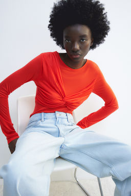 Body drapeado de punto - H&m фото 2