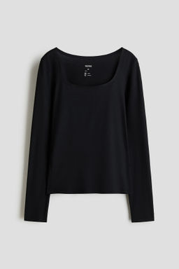 Camiseta de manga larga Warming Slim Fit - H&m фото 4