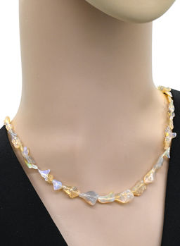 Бусы из Опала галтовка на увеличение 44см, 9,2г