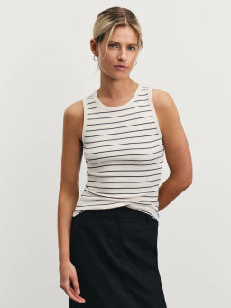 Базовая майка в рубчик / Zarina