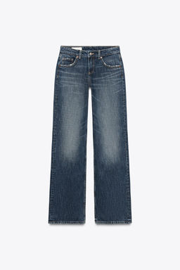 TRF WIDE-LEG LOW-RISE JEANS - Zara фото 34