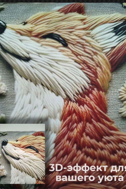 Наволочка декоративная Лиса