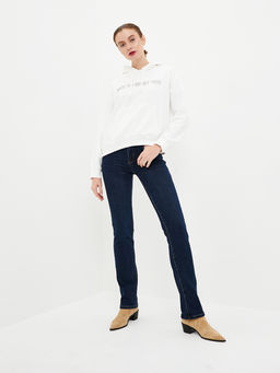 Утепленные женские джинсы широкого кроя с начесом - Mossmore фото 2