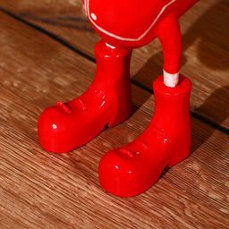 Сувенир «Утка-поварёнок», 27 см, дерево