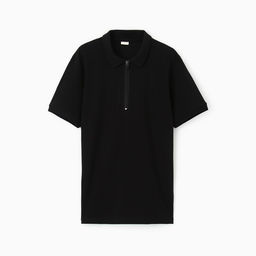 Футболка поло мужская MINAKU REGULAR FIT: чёрная, р-р 52