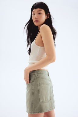 Falda denim cruzada - H&m фото 2