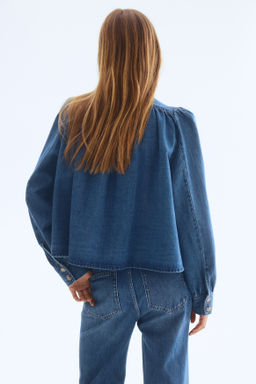 Chaqueta de sarga con mangas abullonadas - H&m фото 9