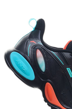 Кроссовки для бега Черный/Зеленый/Оранжевый - Anta фото 8