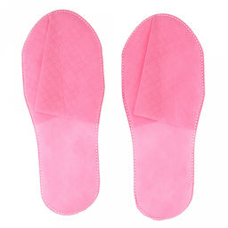 Тапочки одноразовые Hotel до 42 размера, для процедур, спанбонд, подошва - спанбонд, слой пенополиэтилена, с закрытым мысом, розовый (Россия) - Домашняя мода фото 5