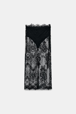 LACE MIDI SKIRT - Zara фото 18